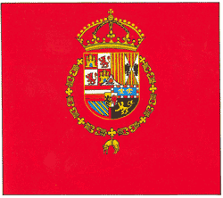 Bandera Real de Espaa, reinado de Felipe II (1556-1598)